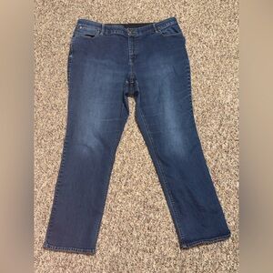 Women’s CJ banks plus size 18W jeans Dark Blue Denim Jeans